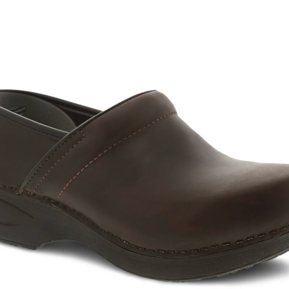 Dansko Dark Brown Leather Mules